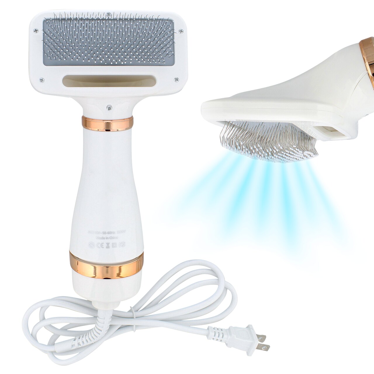 MiMu Pet Hair Dryer 2 Temperature Dog Hair Dryer Pet Grooming Hair Dryer Brush